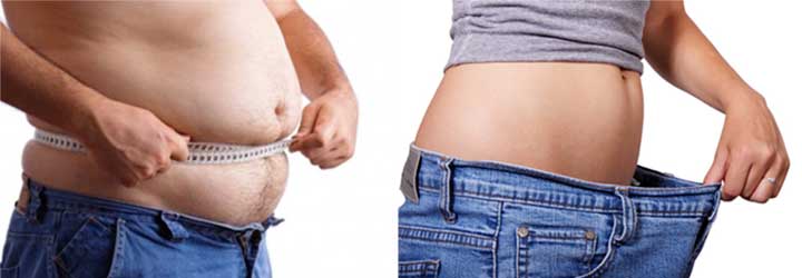 Cuerpos con barriga y sin ella