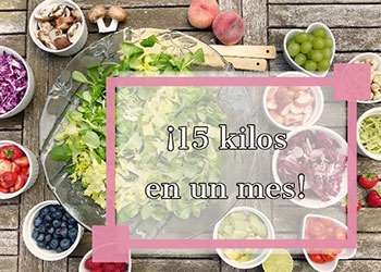 necesito adelgaza 15 kilos