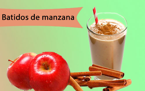 Batido de manzana con canela