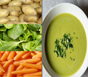 crema verduras ligera