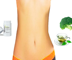 Abdomen que ha tomado qumagrasas abdominal
