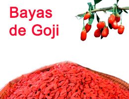 Bayas de Goji en semillas
