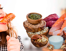 Alimentos con proteinas