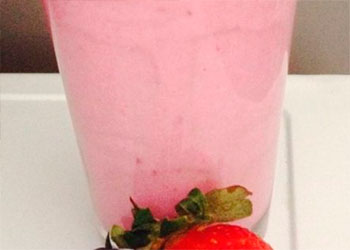 Licuado de fresa para bajar de peso